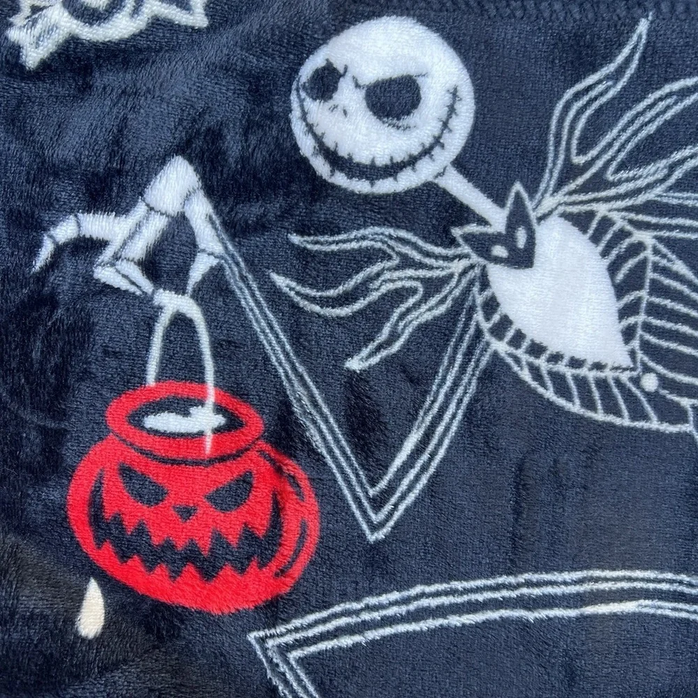 Disney 2025 The Nightmare Before Christmas Jack Halloween Throw Blanket 🎃🎃